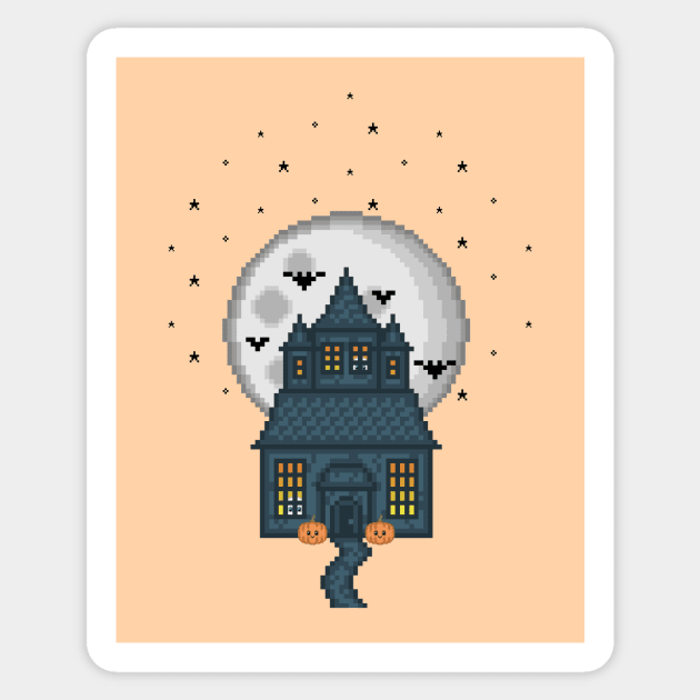 Haunted House Sticker by TheBanannaTheory